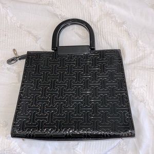 Bravo Black Leather Purse